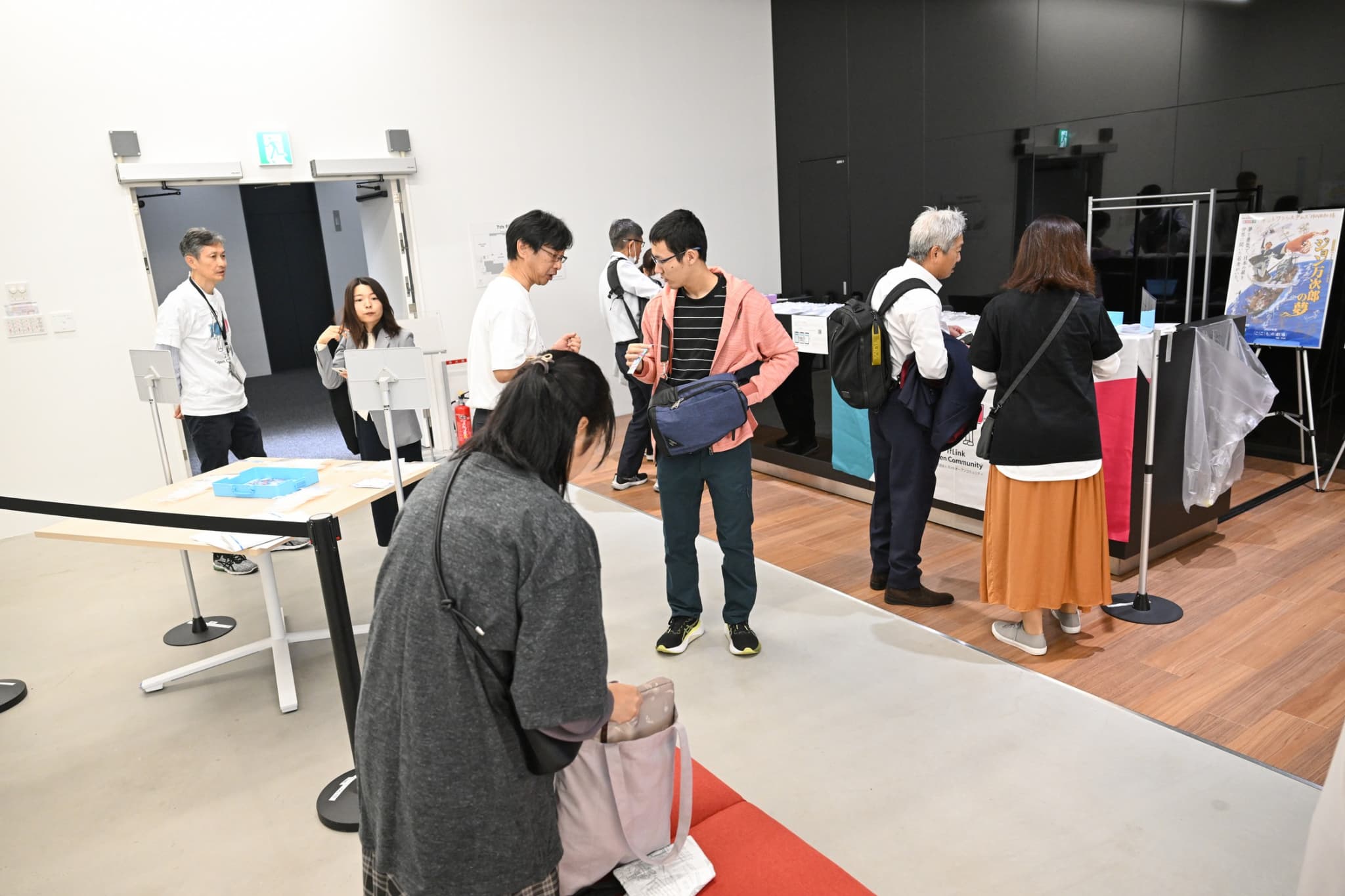 展示会場の入口